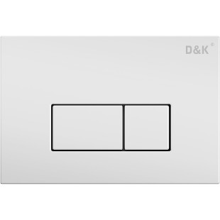 Клавиша смыва D&K Rhein DB1499016 Белая