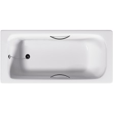 Чугунная ванна Goldman Maxima 200x85  с отверстиями для ручек без антискользящего покрытия